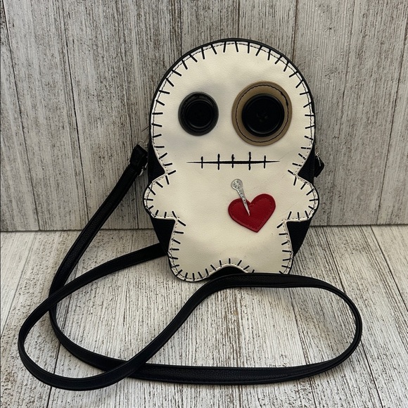 Sleepyville Critters Voodoo Doll Crossbody Bag - Picture 2 of 6